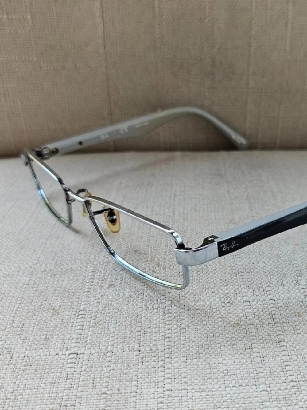 Ray-Ban Women Eyeglasses Frame Silver Tone Metal eyewear Glases RB6192